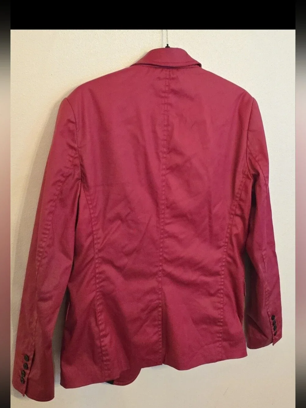 G by Guess Jacket Suit Blazer Red Size M Fully Lined 2 Button Front Unisex